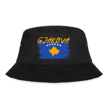 Gjakova 07 Gjakove Kosovo Albanie Geschenk Design - Bob - noir - Devant - Lela (165cm)