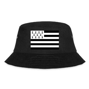drapeau de la Bretagne | cadeau pour breton - Bob - noir - Devant - Lela (165cm)