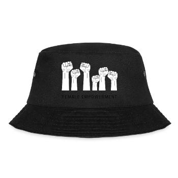 Female Empowerment - Bucket Hat - Schwarz - Vorne - Lela (165cm)