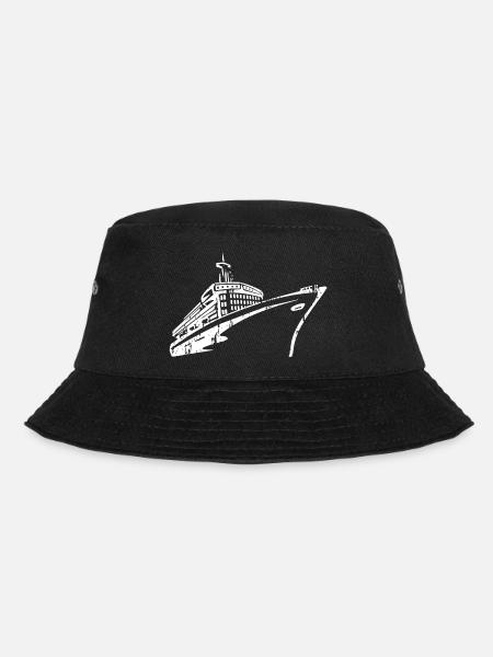 Kreuzfahrtschiff Kreuzfahrt Schiff Luxus - Bucket Hat - Schwarz