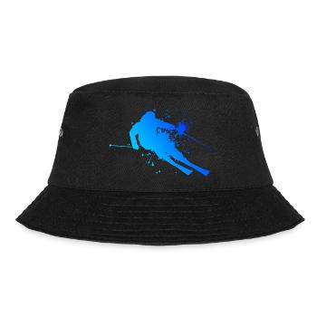 Skifahrer Freestyle Skifahrer Wintersport - Bucket Hat - Schwarz - Vorne - Lela (165cm)