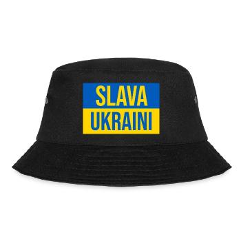 Slava Ukraini - Bucket Hat - black - Front - Lela (165cm)