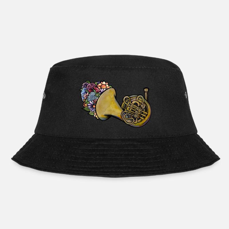 Waldhorn - Bucket Hat - Schwarz