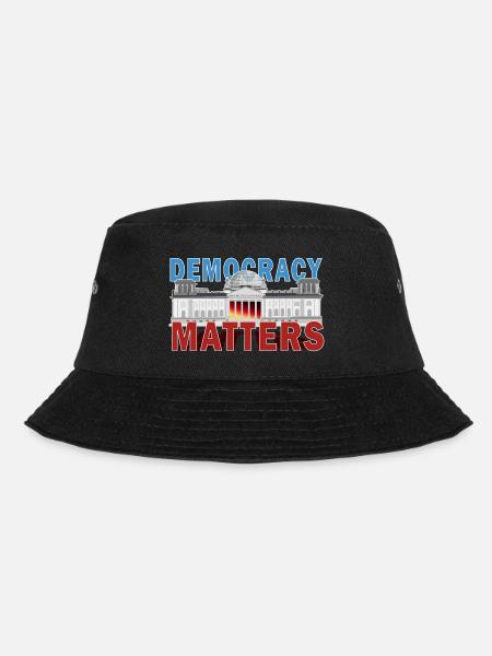 Demokratie Democracy Matters Bundestag Berlin - Bucket Hat - Schwarz