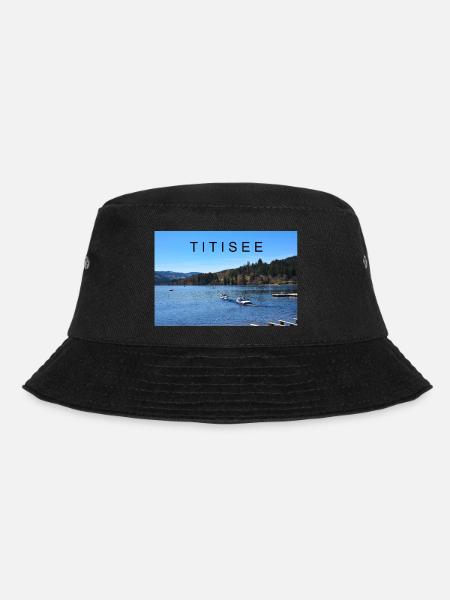 Titisee im Schwarzwald - Bucket Hat - Schwarz