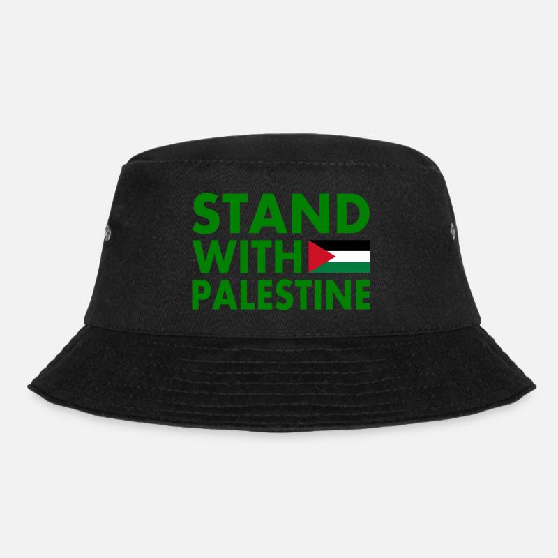Stand with palestine - Bucket Hat - black
