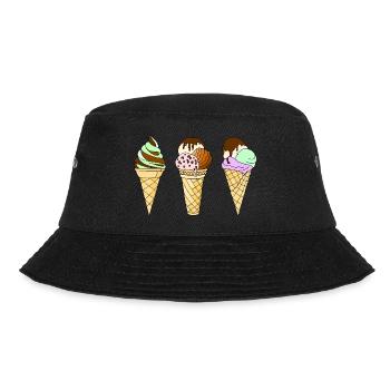 Eis - Bucket Hat - Schwarz - Vorne - Lela (165cm)