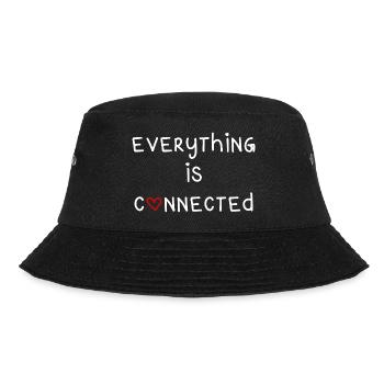 everything is connected love connection relationship - Bucket Hat - black - Front - Lela (165cm)