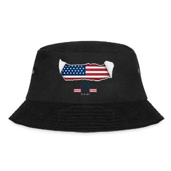 Independence of 4 July - Bucket Hat - black - Front - Lela (165cm)