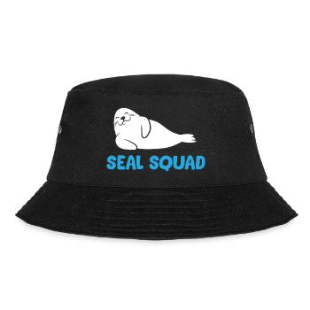 Seehund - Seal Squad - Bucket Hat - Schwarz - Vorne - Lela (165cm)