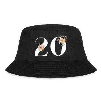 20e anniversaire fleuris (Cadeau de 20 ans) - Bob - noir - Devant - Lela (165cm)