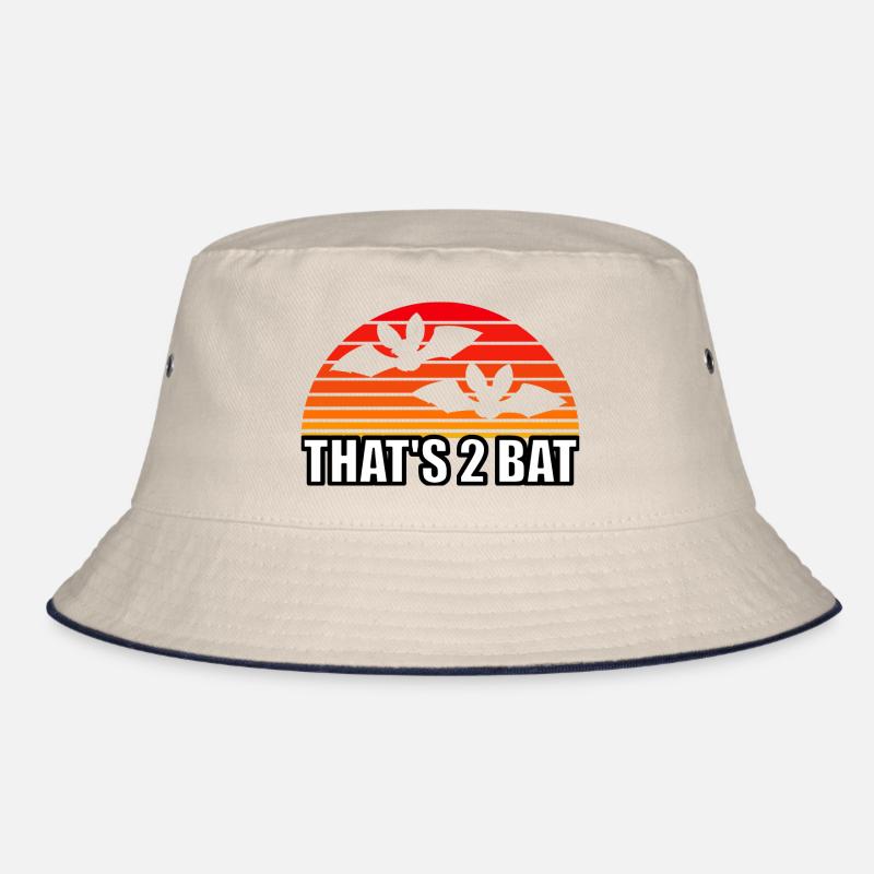 That's 2 Bat, Bat Pun Bucket Hat
