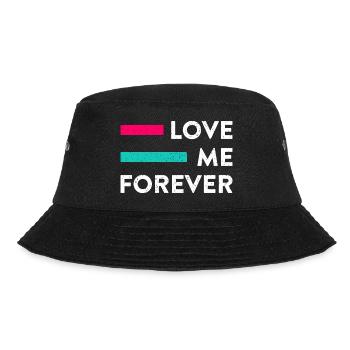 Love Me Forever - Bucket Hat - Schwarz - Vorne - Lela (165cm)