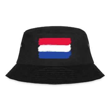 Drapeau hollandais utilisé look - Bob - noir - Devant - Lela (165cm)