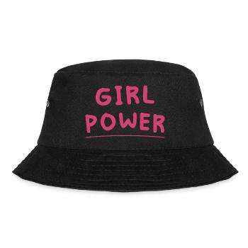 Frauenpower - Bucket Hat - Schwarz - Vorne - Lela (165cm)