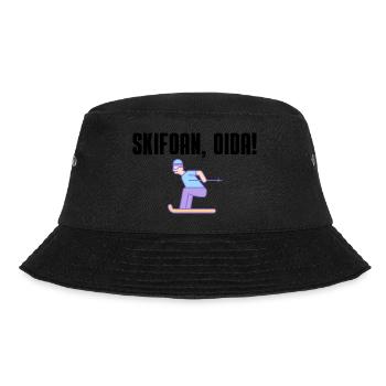Skifoan, Oida - Bucket Hat - Schwarz - Vorne - Lela (165cm)