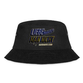 bohnenröstung kaffeebohne kaffeebecher - Bucket Hat - Schwarz - Vorne - Lela (165cm)