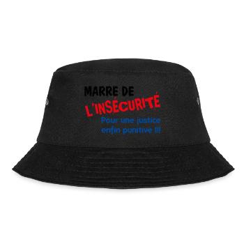 Marre de l'insécurité - Bob - noir - Devant - Lela (165cm)