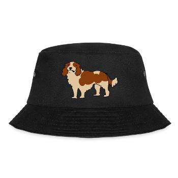 Cavalier King Charles Spaniel - Bucket Hat - black - Front - Lela (165cm)