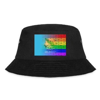 Rainbow Wall Oklahoma - Bucket Hat - black - Front - Lela (165cm)