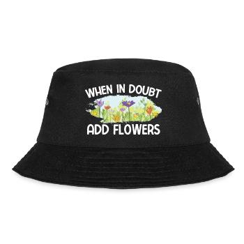 Landschaftsgärtner Hobbygärtner Gärtner - Bucket Hat - Schwarz - Vorne - Lela (165cm)