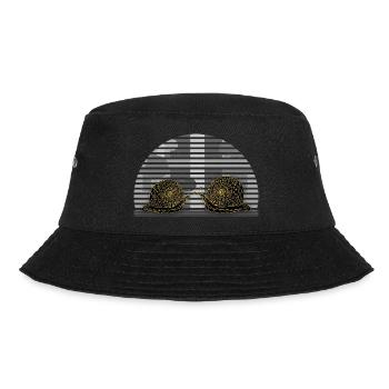 Schnecken - Bucket Hat - Schwarz - Vorne - Lela (165cm)