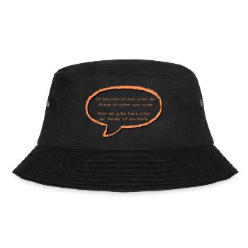 Grits under the cap - Bucket Hat - black - Front - Lela (165cm)