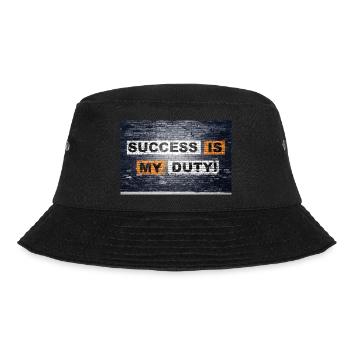 Success is my duty! saying lettering Graffiti - Bucket Hat - Schwarz - Vorne - Lela (165cm)