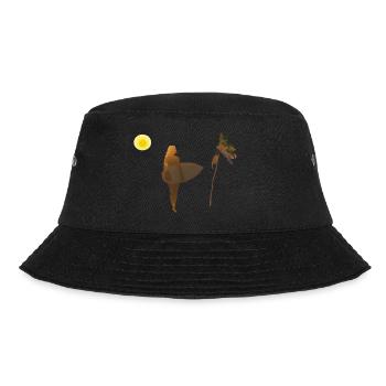 beach vibes miami - Bucket Hat - Schwarz - Vorne - Lela (165cm)