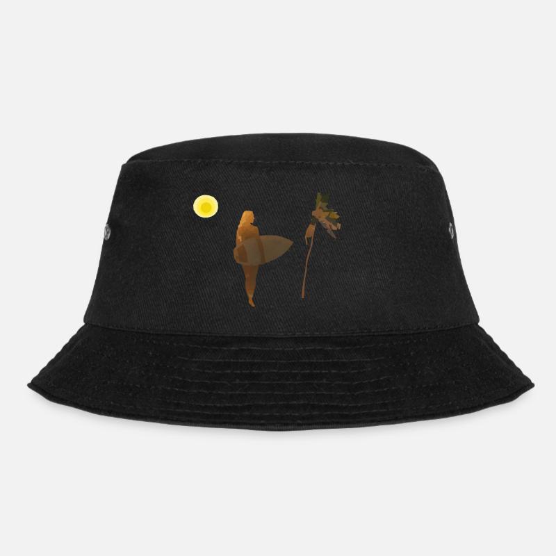 beach vibes miami - Bucket Hat - Schwarz