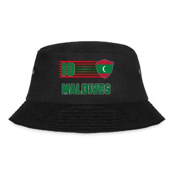 Maldives Football Team - Bucket Hat - black - Front - Lela (165cm)