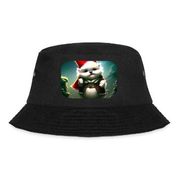 Christmas Gnome - Bucket Hat - Schwarz - Vorne - Lela (165cm)