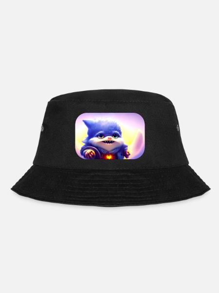 Gnome Wizzard - Bucket Hat - Schwarz