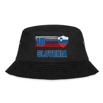 Slovenia Football Team - Bucket Hat - black - Front - Lela (165cm)