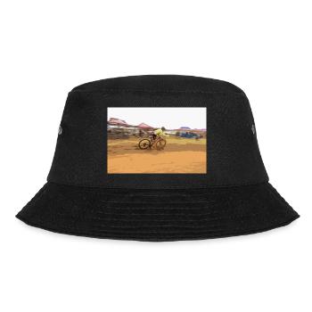 BMX MTB MTB Fahrrad - Bucket Hat - Schwarz - Vorne - Lela (165cm)