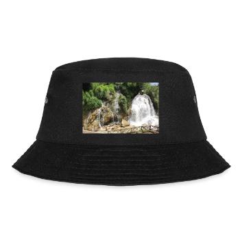 Wasserfall in Vietnam - Bucket Hat - Schwarz - Vorne - Lela (165cm)