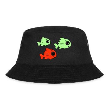 Pisces - Bucket Hat - black - Front - Lela (165cm)