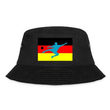 Soccer Fussball - Bucket Hat - Schwarz - Vorne - Lela (165cm)