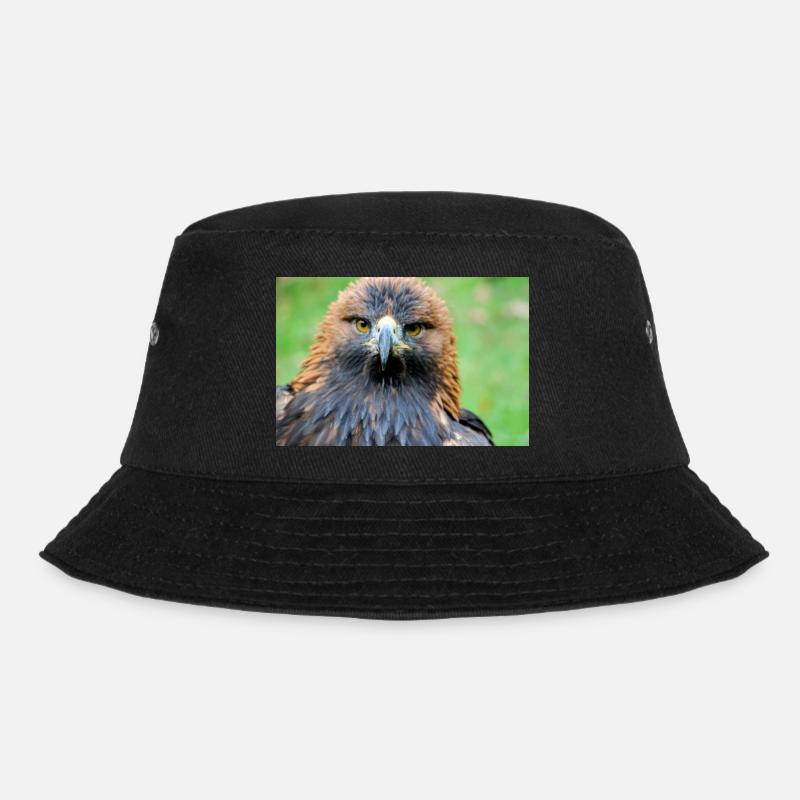 Adlerblick im Morgenlicht - Bucket Hat - Schwarz
