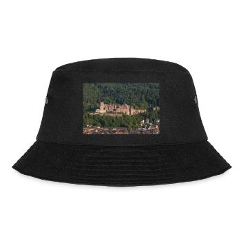 Heidelberger Schloss - Bucket Hat - Schwarz - Vorne - Lela (165cm)