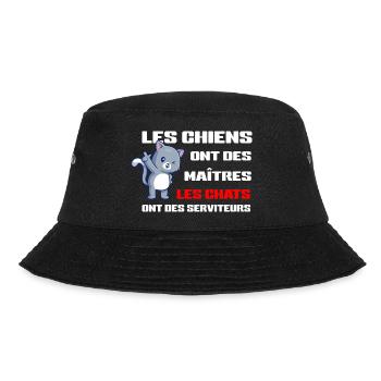 Chats Serviteurs et Chiens Maîtres - Bob - noir - Devant - Lela (165cm)