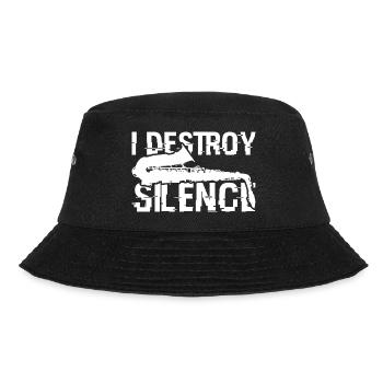 Lustig Saxophon - Bucket Hat - Schwarz - Vorne - Lela (165cm)