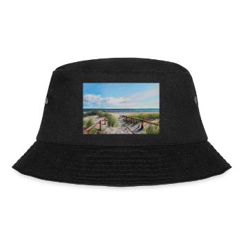 Ocean View: The Beauty of the Sea and it's ways - Bucket Hat - black - Front - Lela (165cm)