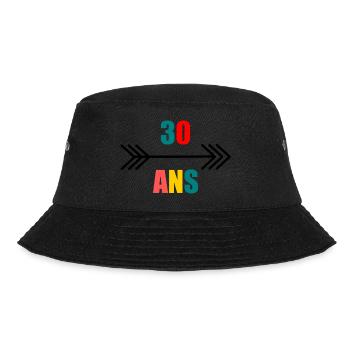30 ANS. 30e ANNIVERSAIRE. ANNIVERSAIRE 30 ANS. 30 - Bob - noir - Devant - Lela (165cm)