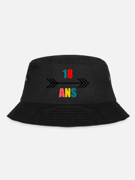 18 ANS. 18e ANNIVERSAIRE. ANNIVERSAIRE 18 ANS. 18 - Bob - noir