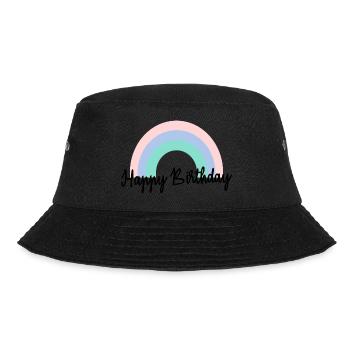 HAPPY BIRTHDAY. HAPPY BIRTHDAY. ANNIVERSARY. - Bucket Hat - black - Front - Lela (165cm)