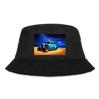 Hot Rod at night - Bucket Hat - black - Front - Lela (165cm)