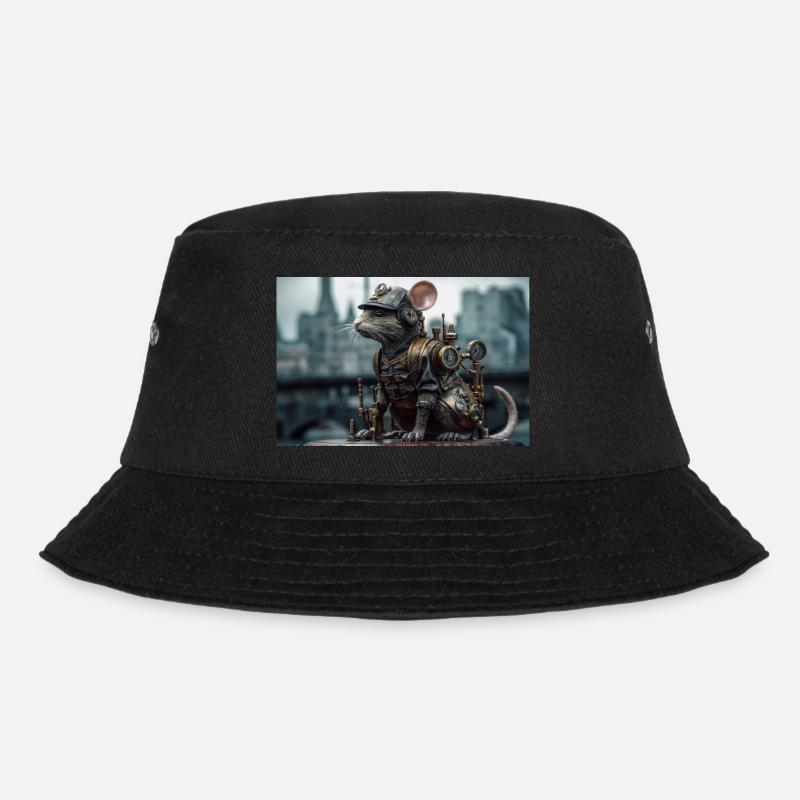 Ratte3 - Bucket Hat - Schwarz