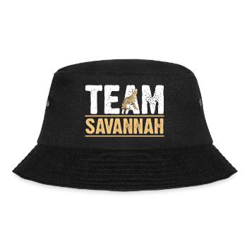 Savannah Katze - Bucket Hat - Schwarz - Vorne - Lela (165cm)