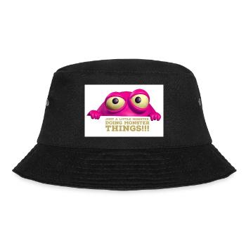 Mighty monsters - Bucket Hat - black - Front - Lela (165cm)
